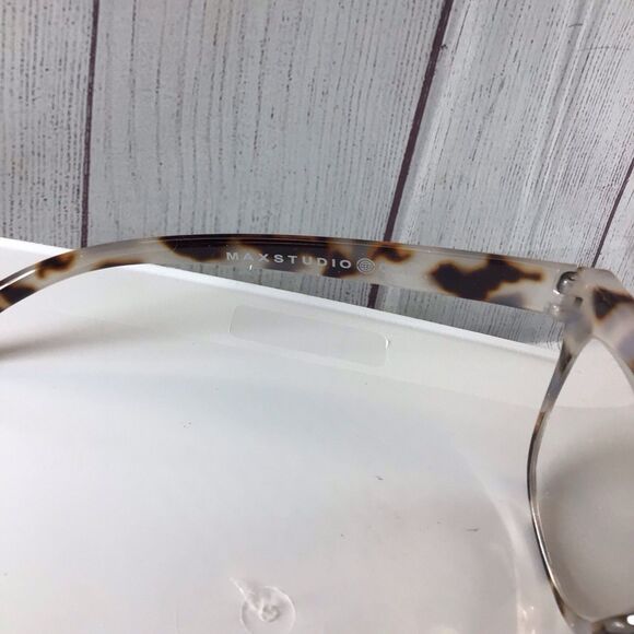Max Studio MS2234 Milky Tort +3.00 Reading Glasses With Case - Picture 3 of 15